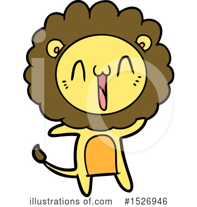 Royalty-Free (RF) Lion Clipart Illustration by lineartestpilot - Stock Sample #1526946