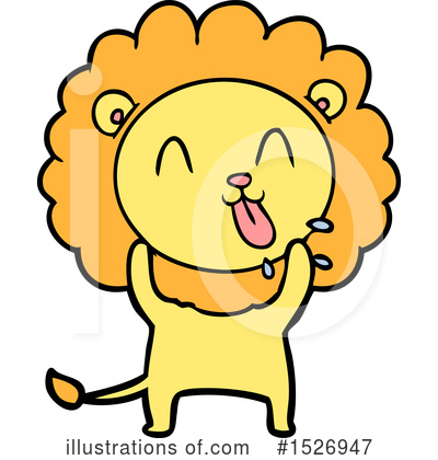 Royalty-Free (RF) Lion Clipart Illustration by lineartestpilot - Stock Sample #1526947
