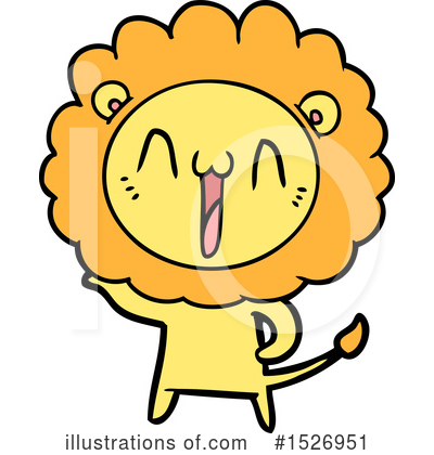 Royalty-Free (RF) Lion Clipart Illustration by lineartestpilot - Stock Sample #1526951