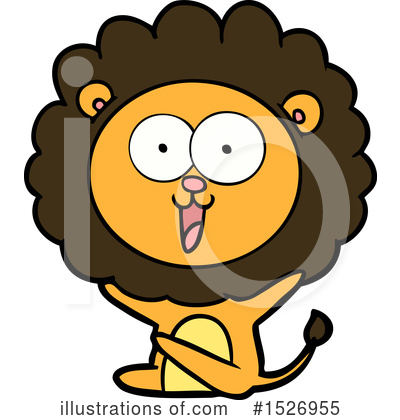 Royalty-Free (RF) Lion Clipart Illustration by lineartestpilot - Stock Sample #1526955
