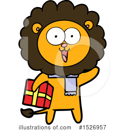 Royalty-Free (RF) Lion Clipart Illustration by lineartestpilot - Stock Sample #1526957