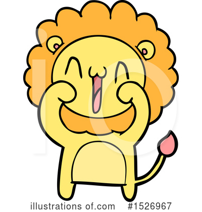 Royalty-Free (RF) Lion Clipart Illustration by lineartestpilot - Stock Sample #1526967