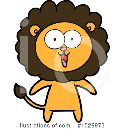 Royalty-Free (RF) Lion Clipart Illustration by lineartestpilot - Stock Sample #1526973