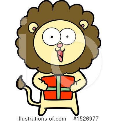 Royalty-Free (RF) Lion Clipart Illustration by lineartestpilot - Stock Sample #1526977