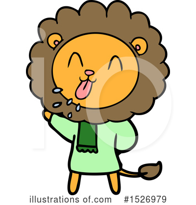 Royalty-Free (RF) Lion Clipart Illustration by lineartestpilot - Stock Sample #1526979