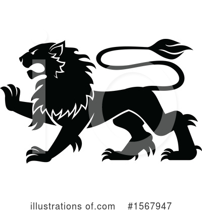 Royalty-Free (RF) Lion Clipart Illustration by Vector Tradition SM - Stock Sample #1567947