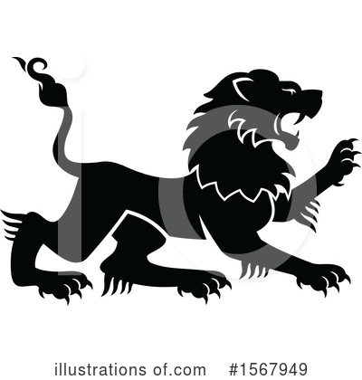 Royalty-Free (RF) Lion Clipart Illustration by Vector Tradition SM - Stock Sample #1567949