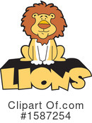 Lion Clipart #1587254 by Johnny Sajem