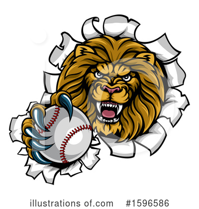 Royalty-Free (RF) Lion Clipart Illustration by AtStockIllustration - Stock Sample #1596586