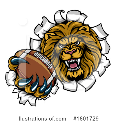 Royalty-Free (RF) Lion Clipart Illustration by AtStockIllustration - Stock Sample #1601729