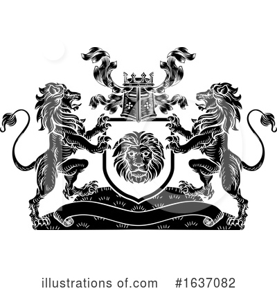 Royalty-Free (RF) Lion Clipart Illustration by AtStockIllustration - Stock Sample #1637082