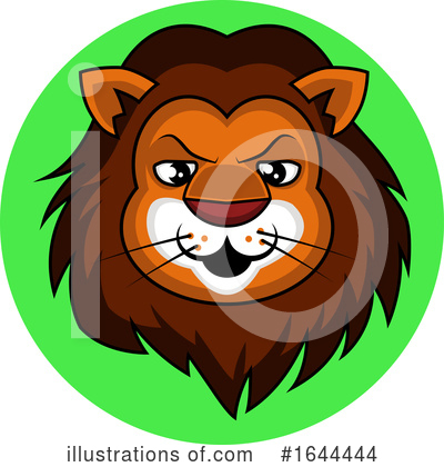 Royalty-Free (RF) Lion Clipart Illustration by Morphart Creations - Stock Sample #1644444