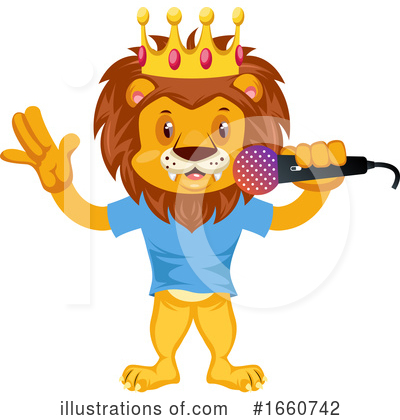 Royalty-Free (RF) Lion Clipart Illustration by Morphart Creations - Stock Sample #1660742