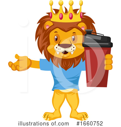 Royalty-Free (RF) Lion Clipart Illustration by Morphart Creations - Stock Sample #1660752