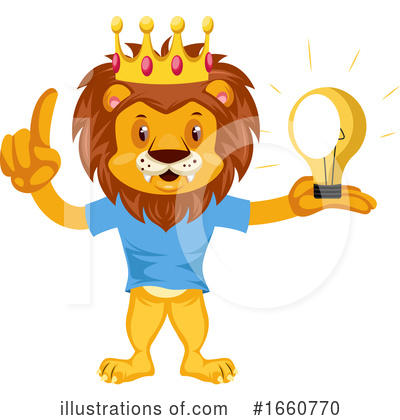 Royalty-Free (RF) Lion Clipart Illustration by Morphart Creations - Stock Sample #1660770