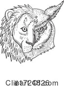 Lion Clipart #1724826 by patrimonio