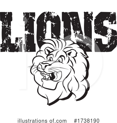 Royalty-Free (RF) Lion Clipart Illustration by Johnny Sajem - Stock Sample #1738190