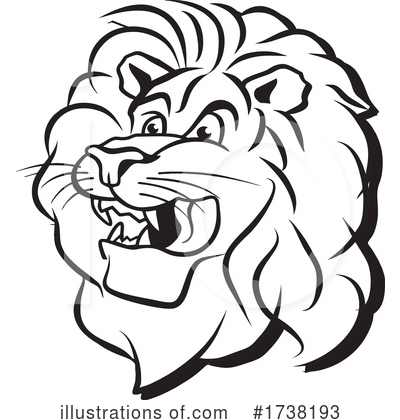 Lion Clipart #1738193 by Johnny Sajem