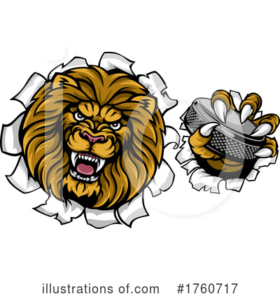 Royalty-Free (RF) Lion Clipart Illustration by AtStockIllustration - Stock Sample #1760717