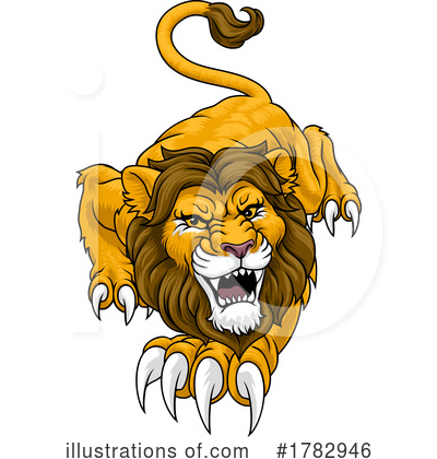 Lion Clipart #1782946 by AtStockIllustration