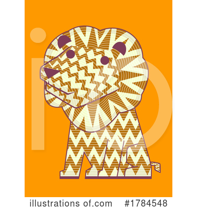 Royalty-Free (RF) Lion Clipart Illustration by BNP Design Studio - Stock Sample #1784548