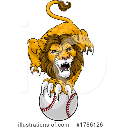 Royalty-Free (RF) Lion Clipart Illustration by AtStockIllustration - Stock Sample #1786126