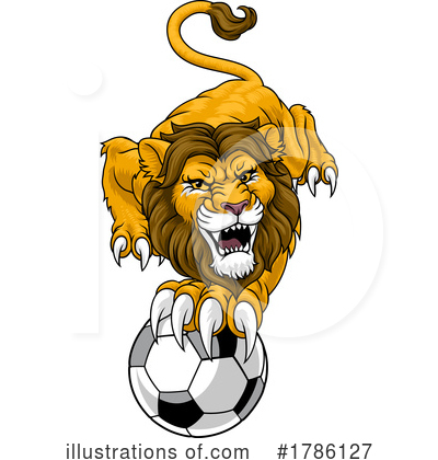 Royalty-Free (RF) Lion Clipart Illustration by AtStockIllustration - Stock Sample #1786127