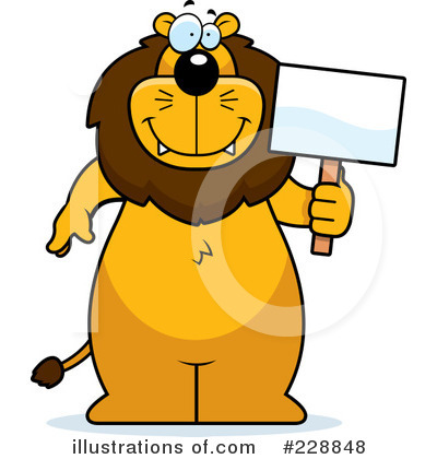 Royalty-Free (RF) Lion Clipart Illustration by Cory Thoman - Stock Sample #228848