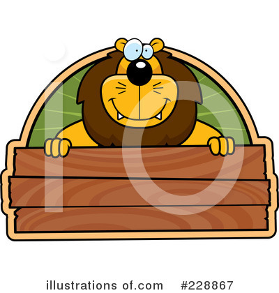 Royalty-Free (RF) Lion Clipart Illustration by Cory Thoman - Stock Sample #228867