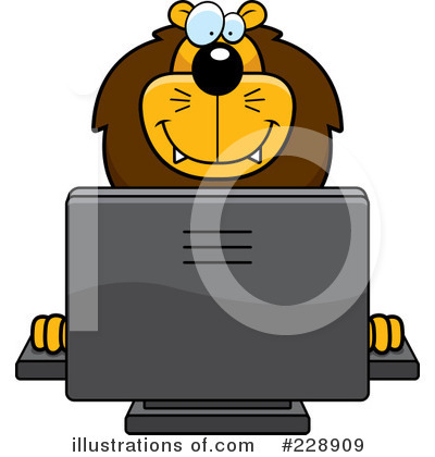 Royalty-Free (RF) Lion Clipart Illustration by Cory Thoman - Stock Sample #228909