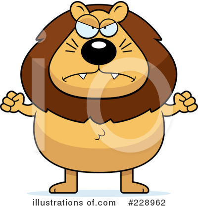 Royalty-Free (RF) Lion Clipart Illustration by Cory Thoman - Stock Sample #228962