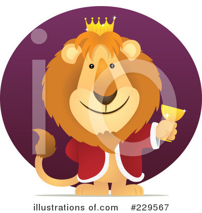 Royalty-Free (RF) Lion Clipart Illustration by Qiun - Stock Sample #229567