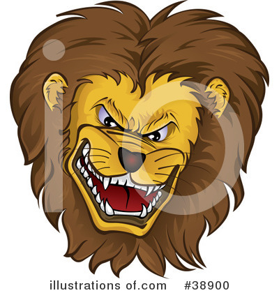 Royalty-Free (RF) Lion Clipart Illustration by Paulo Resende - Stock Sample #38900