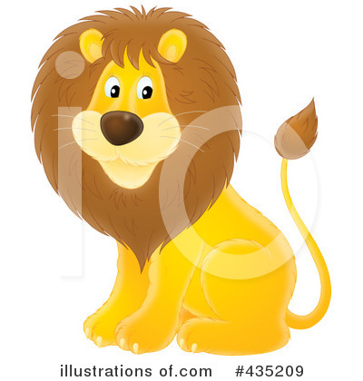 Royalty-Free (RF) Lion Clipart Illustration by Alex Bannykh - Stock Sample #435209