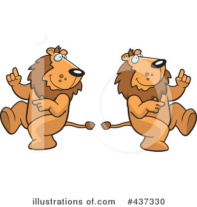 Royalty-Free (RF) Lion Clipart Illustration by Cory Thoman - Stock Sample #437330