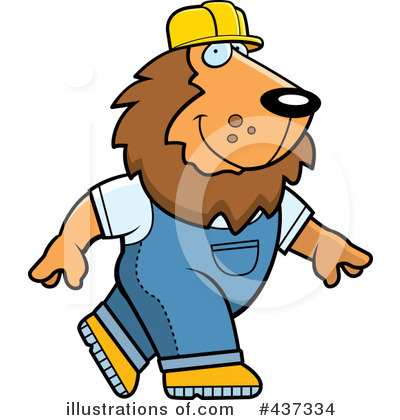Royalty-Free (RF) Lion Clipart Illustration by Cory Thoman - Stock Sample #437334