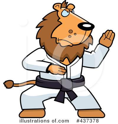Royalty-Free (RF) Lion Clipart Illustration by Cory Thoman - Stock Sample #437378