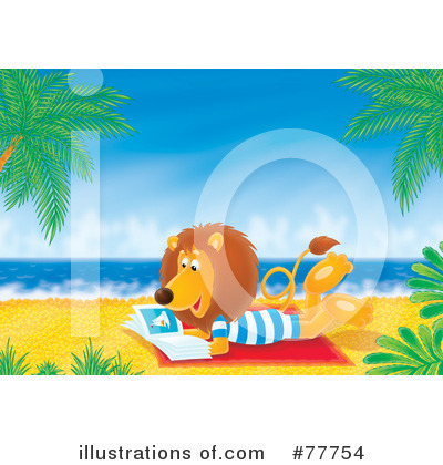 Royalty-Free (RF) Lion Clipart Illustration by Alex Bannykh - Stock Sample #77754