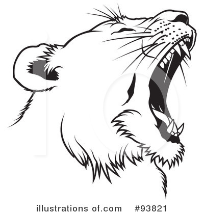 Royalty-Free (RF) Lion Clipart Illustration by dero - Stock Sample #93821