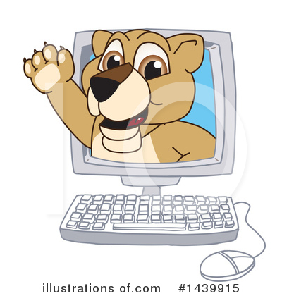 Royalty-Free (RF) Lion Cub Mascot Clipart Illustration by Mascot Junction - Stock Sample #1439915