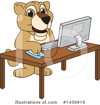 Royalty-Free (RF) Lion Cub Mascot Clipart Illustration by Mascot Junction - Stock Sample #1439919