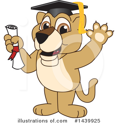 Lion School Mascot Clipart #1439925 by Mascot Junction