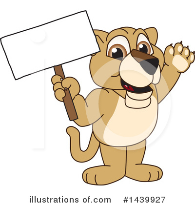 Lion School Mascot Clipart #1439927 by Mascot Junction