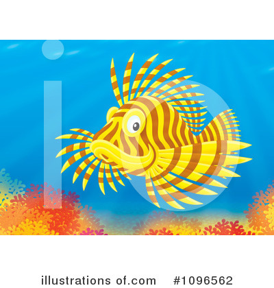 Lion Fish Clipart #1096562 by Alex Bannykh