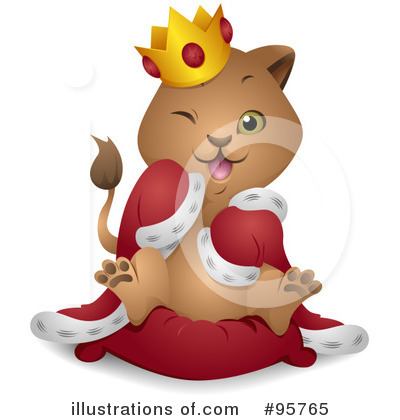 Royalty-Free (RF) Lion King Clipart Illustration by BNP Design Studio - Stock Sample #95765