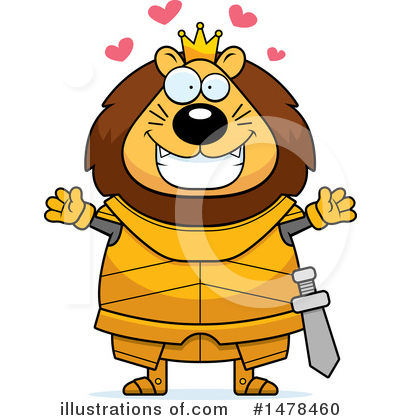 Royalty-Free (RF) Lion Knight Clipart Illustration by Cory Thoman - Stock Sample #1478460