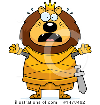 Royalty-Free (RF) Lion Knight Clipart Illustration by Cory Thoman - Stock Sample #1478462