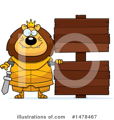 Royalty-Free (RF) Lion Knight Clipart Illustration by Cory Thoman - Stock Sample #1478467