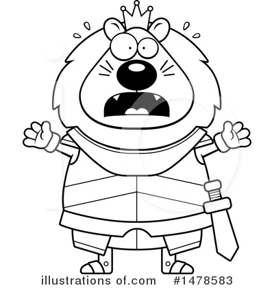 Royalty-Free (RF) Lion Knight Clipart Illustration by Cory Thoman - Stock Sample #1478583