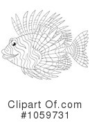 Lionfish Clipart #1059731 by Alex Bannykh